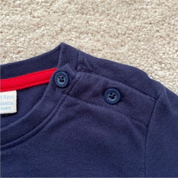 Navy Sailboat Kids Shirt - Picture 5 of 11